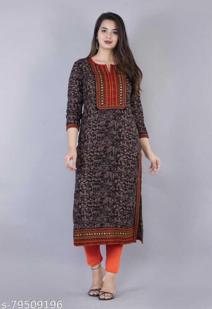 Lugdda Jaipuri multi embriodery and printed kurtis